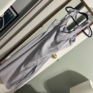 Jessakea silver slit dress